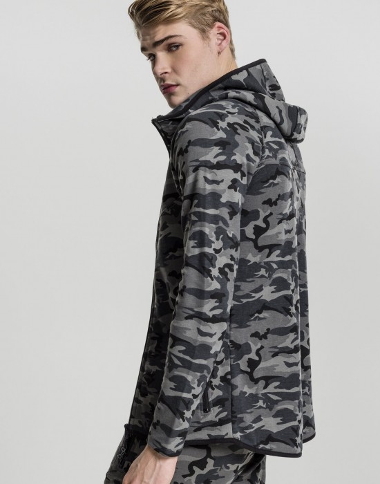 Мъжки суичър с цип Urban Classics wood camo, Мъже - Lit.bg Мъжки суичър с цип Urban Classics wood camo, Мъже - Lit.bg