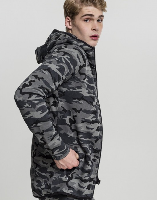 Мъжки суичър с цип Urban Classics wood camo, Мъже - Lit.bg Мъжки суичър с цип Urban Classics wood camo, Мъже - Lit.bg