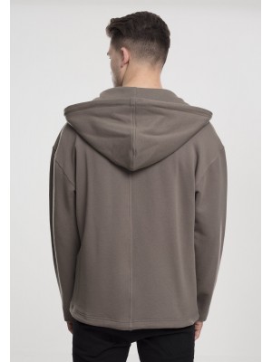 Мъжки суичър в сиво Urban Classics Zip HoodyLong Sweat Zip Hoody