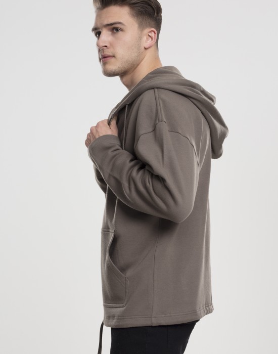 Мъжки суичър в сиво Urban Classics Zip HoodyLong Sweat Zip Hoody, Мъже - Lit.bg Мъжки суичър в сиво Urban Classics Zip HoodyLong Sweat Zip Hoody, Мъже - Lit.bg