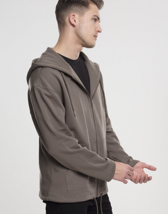 Мъжки суичър в сиво Urban Classics Zip HoodyLong Sweat Zip Hoody, Мъже - Lit.bg Мъжки суичър в сиво Urban Classics Zip HoodyLong Sweat Zip Hoody, Мъже - Lit.bg