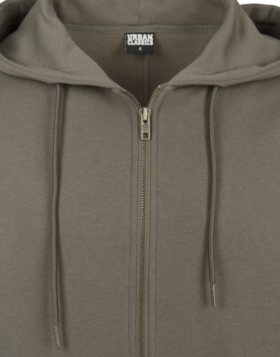Мъжки суичър в сиво Urban Classics Zip HoodyLong Sweat Zip Hoody, Мъже - Lit.bg Мъжки суичър в сиво Urban Classics Zip HoodyLong Sweat Zip Hoody, Мъже - Lit.bg