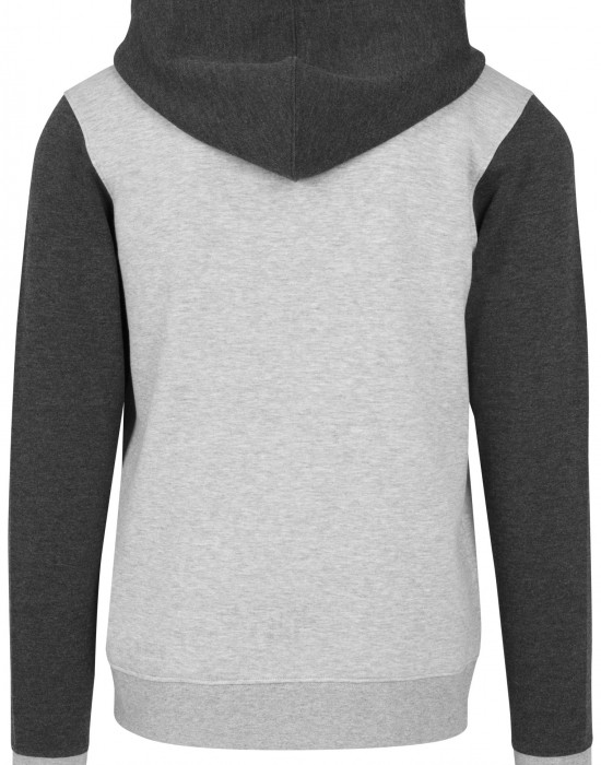 Мъжки суичър с цип в три цвята Urban Classics black/grey/charcoal, Мъже - Lit.bg Мъжки суичър с цип в три цвята Urban Classics black/grey/charcoal, Мъже - Lit.bg