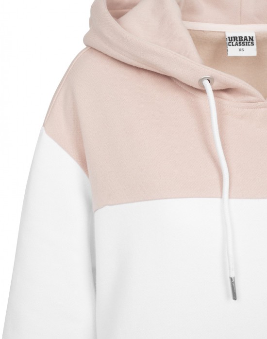 Дамски трицветен суичър Urban Classics light rose/white/grey, Жени - Lit.bg Дамски трицветен суичър Urban Classics light rose/white/grey, Жени - Lit.bg