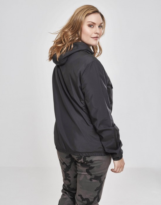 Дамско яке в черно от Urban Classics Ladies Basic Pull Over, Жени - Lit.bg