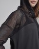 Дамски суичър в черно Urban Classics Ladies Mesh Hoody, Жени - Lit.bg