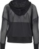 Дамски суичър в черно Urban Classics Ladies Mesh Hoody, Жени - Lit.bg