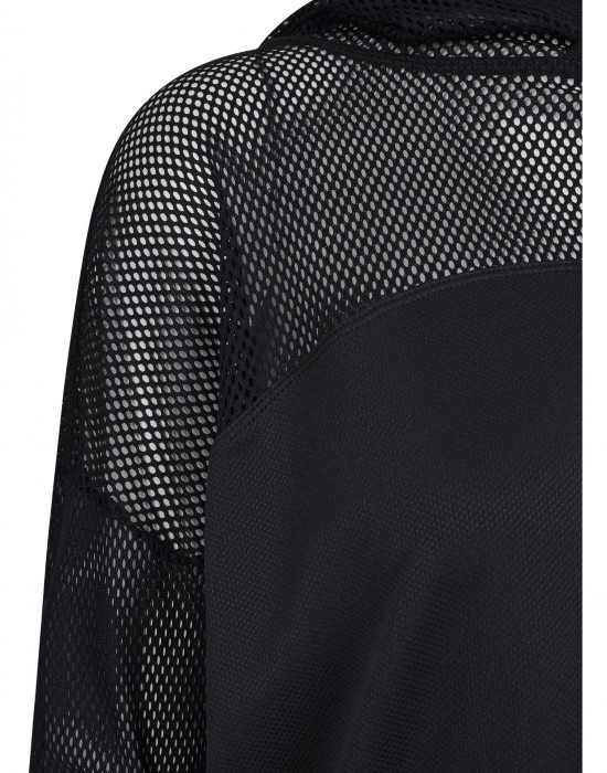 Дамски суичър в черно Urban Classics Ladies Mesh Hoody, Жени - Lit.bg