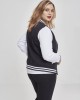 Дамско яке в черно и бяло от Urban Classics Ladies 2-tone College Sweatjacket, Жени - Lit.bg