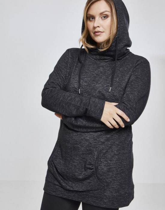 Дамски дълъг суичър Urban Classics в тъмносив цвят, Жени - Lit.bg