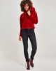 Дамски плюшен суичър Urban Classics burgundy, Жени - Lit.bg