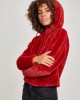 Дамски плюшен суичър Urban Classics burgundy, Жени - Lit.bg