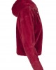 Дамски плюшен суичър Urban Classics burgundy, Жени - Lit.bg