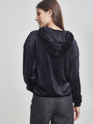 Дамски суичър Urban Classics в черен цвят