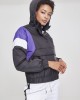 Дамско яке в черно и виолетово от Urban Classics Ladies 3-Tone Padded Pull Over, Жени - Lit.bg