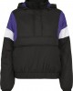 Дамско яке в черно и виолетово от Urban Classics Ladies 3-Tone Padded Pull Over, Жени - Lit.bg