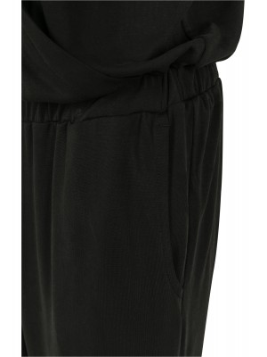 Дамски гащеризон в черен цвят Urban Classics Ladies Modal Jumpsuit black 