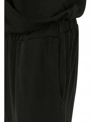 Дамски гащеризон в черен цвят Urban Classics Ladies Modal Jumpsuit black 