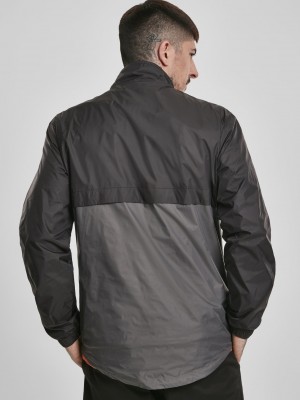 Мъжко яке ветровка Urban Classics black/darkshadow