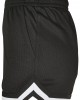 Дамски мрежести BIG SIZE къси панталони в черен цвят Urban Classics Ladies Stripes Mesh Hot Pants, Жени - Lit.bg
