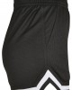 Дамски мрежести BIG SIZE къси панталони в черен цвят Urban Classics Ladies Stripes Mesh Hot Pants, Жени - Lit.bg
