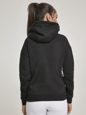 Дамски суичър в черно Urban Classics Ladies Organic Hoody