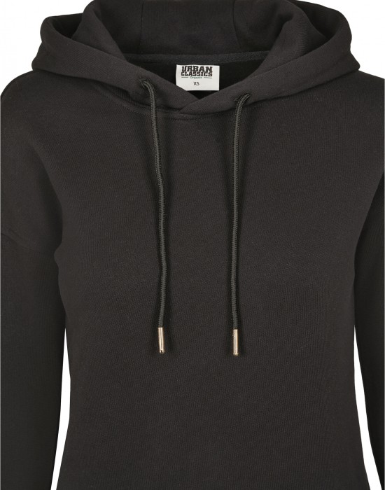 Дамски суичър в черно Urban Classics Ladies Organic Hoody, Жени - Lit.bg