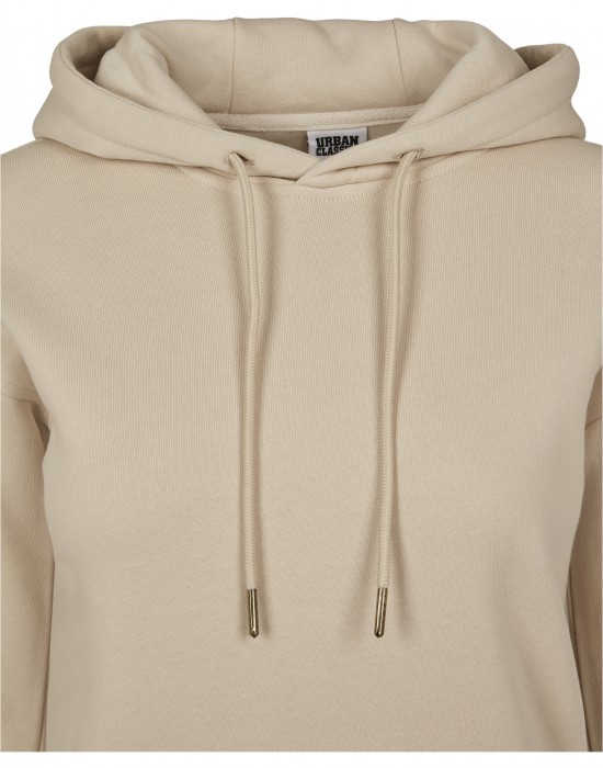 Дамски суичър в пясъчен цвят Urban Classics Ladies Organic Hoody, Жени - Lit.bg