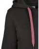Дамски суичър в черно Urban Classics Ladies Contrast Drawstring Hoody, Жени - Lit.bg