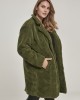 Дамско палто в цвят маслина Urban Classics Ladies Oversized Sherpa Coat, Жени - Lit.bg