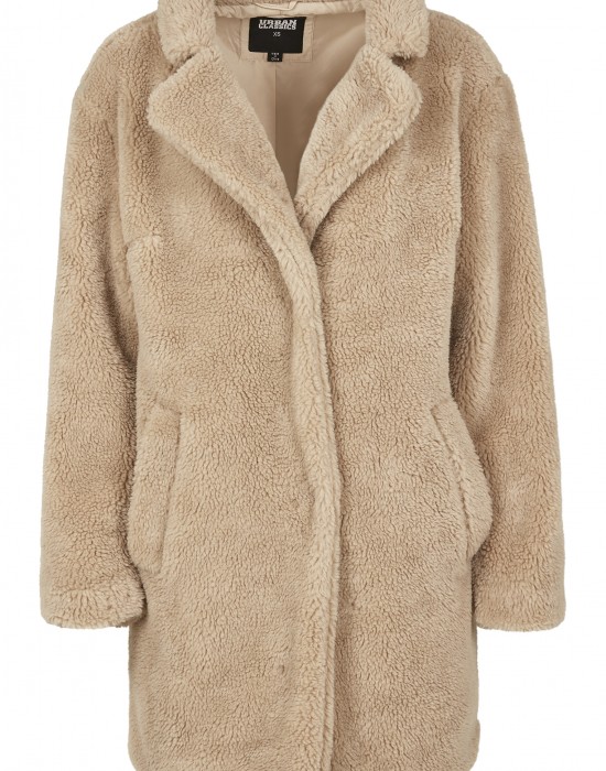 Дамско палто в пясъчен цвят Urban Classics Ladies Oversized Sherpa Coat, Жени - Lit.bg Дамско палто в пясъчен цвят Urban Classics Ladies Oversized Sherpa Coat, Жени - Lit.bg