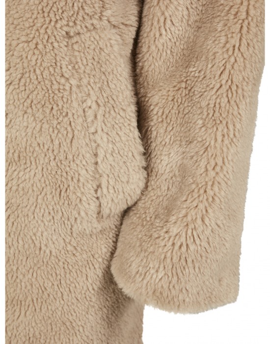 Дамско палто в пясъчен цвят Urban Classics Ladies Oversized Sherpa Coat, Жени - Lit.bg Дамско палто в пясъчен цвят Urban Classics Ladies Oversized Sherpa Coat, Жени - Lit.bg