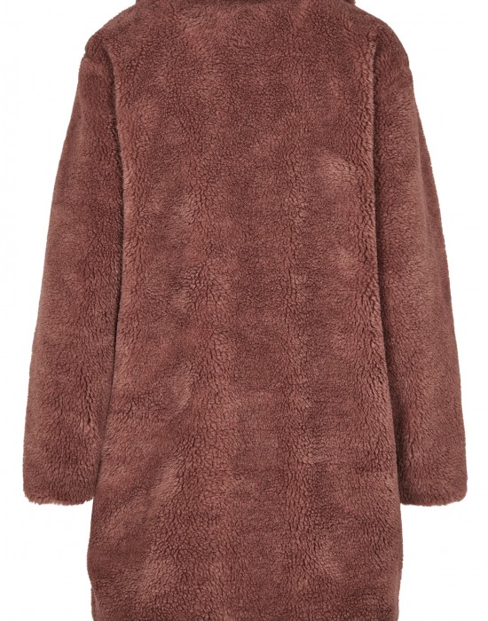 Дамско палто в розово Urban Classics Ladies Oversized Sherpa Coat, Жени - Lit.bg
