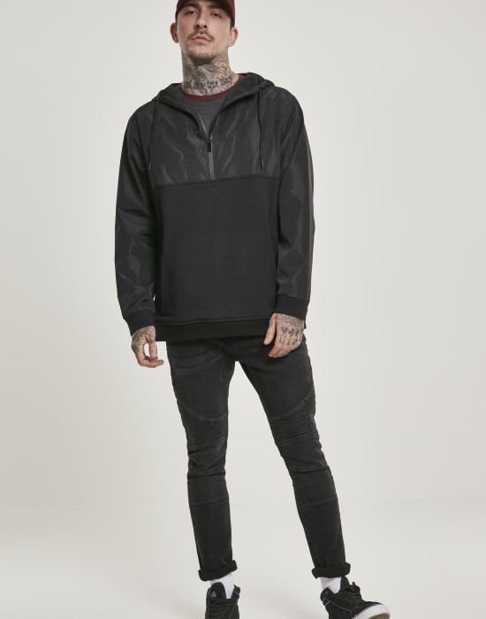 Мъжки суичър в  Urban Classics Military?Half Zip?Hoody, Мъже - Lit.bg