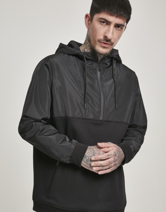 Мъжки суичър в  Urban Classics Military?Half Zip?Hoody, Мъже - Lit.bg