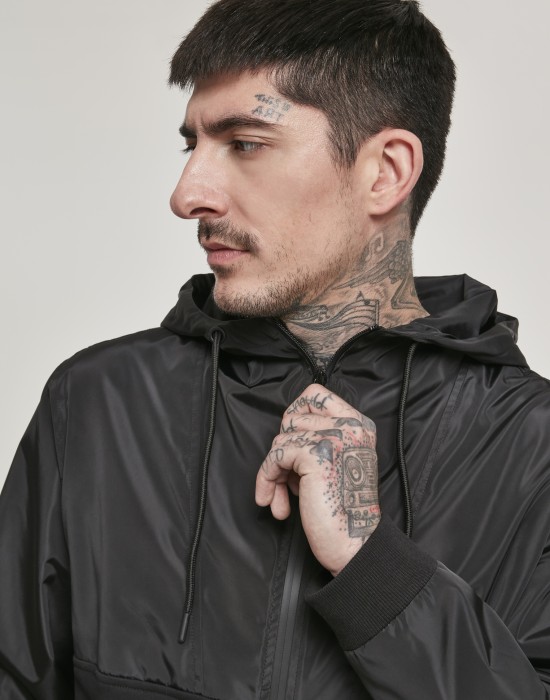 Мъжки суичър в  Urban Classics Military?Half Zip?Hoody, Мъже - Lit.bg