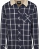 Мъжко тънко яке Urban Classics Sherpa Lined Shirt в тъмносин цвят, Мъже - Lit.bg