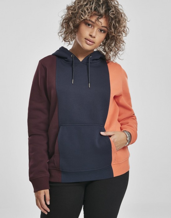 Дамски суичър в три цвята Urban Classics Ladies Tripple Hoody, Жени - Lit.bg Дамски суичър в три цвята Urban Classics Ladies Tripple Hoody, Жени - Lit.bg