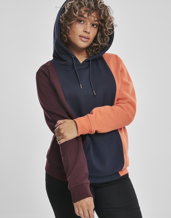 Дамски суичър в три цвята Urban Classics Ladies Tripple Hoody, Жени - Lit.bg Дамски суичър в три цвята Urban Classics Ladies Tripple Hoody, Жени - Lit.bg
