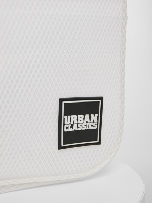 Козметична чанта в бял цвят Urban Classics Cosmetic Pouch Mesh Gum 