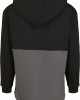 Мъжки суичър в черно и сиво Urban Classics Relaxed Half Zip Hoodie, Мъже - Lit.bg Мъжки суичър в черно и сиво Urban Classics Relaxed Half Zip Hoodie, Мъже - Lit.bg