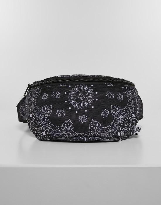 Чанта за рамо с принт на бандана URBAN CLASSICS BANDANA PRINT HIP BAG, Аксесоари - Lit.bg