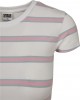 Дамска къса тениска на райета в бял цвят Urban Classics white/girlypink, Жени - Lit.bg
