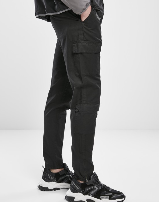 Мъжки карго панталони в черно Urban Classics Tapered Double Cargo Pants, Мъже - Lit.bg