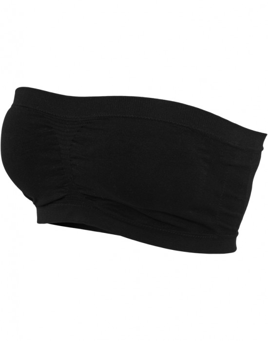 Дамски топ в черен цвят Urban Classics Ladies Pads Bandeau black, Жени - Lit.bg