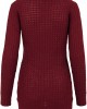 Дамски пуловер в тъмночервено Ladies Long Wideneck Sweater, Жени - Lit.bg