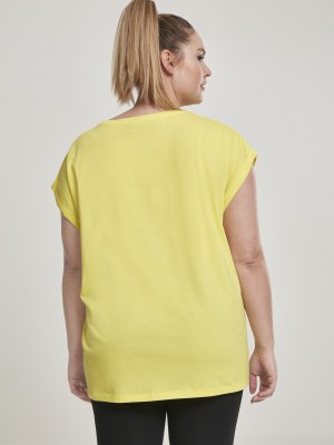 Дамска жълта тениска Urban Classics  brightyellow
