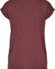 Дамска тениска в тъмночервен цвят Urban Classics Ladies Extended Shoulder Tee redwine, Тениски - Lit.bg Дамска тениска в тъмночервен цвят Urban Classics Ladies Extended Shoulder Tee redwine, Жени - Lit.bg