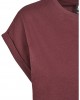 Дамска тениска в тъмночервен цвят Urban Classics Ladies Extended Shoulder Tee redwine, Тениски - Lit.bg Дамска тениска в тъмночервен цвят Urban Classics Ladies Extended Shoulder Tee redwine, Жени - Lit.bg