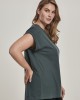 Дамска тениска в тъмнозелен цвят Urban Classics Ladies Extended Shoulder Tee bottlegreen, Жени - Lit.bg